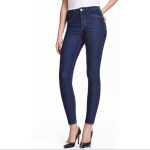 H&M Skinny High Waist Ankle Jeans